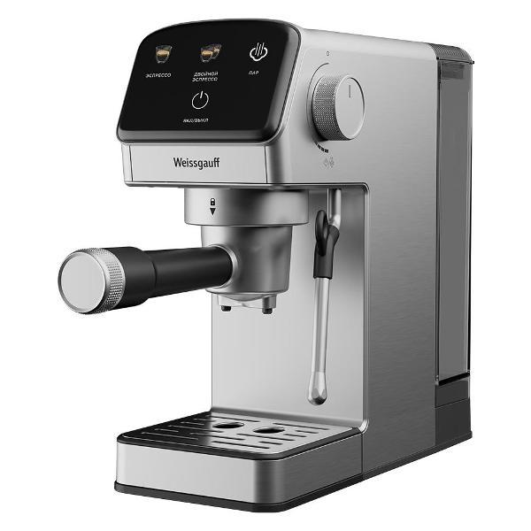 Кофемашина рожкового типа Weissgauff WCM-240 DBx Cappuccino ColorTouch
