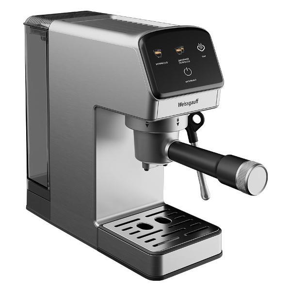 Кофемашина рожкового типа Weissgauff WCM-240 DBx Cappuccino ColorTouch
