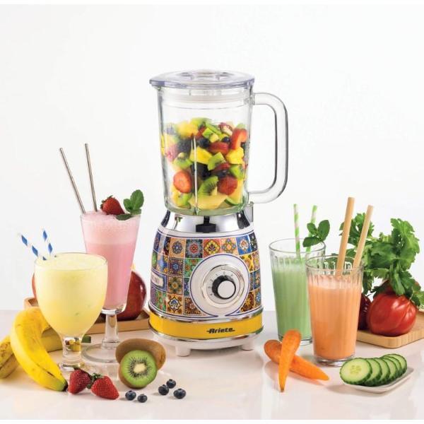 Блендер стационарный Ariete Vintage 0583 белый/желтый