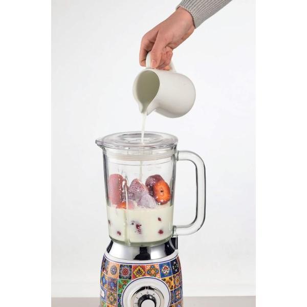 Блендер стационарный Ariete Vintage 0583 белый/желтый