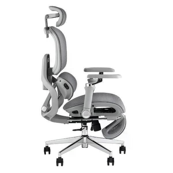 Стул-кресло офисный TopChairs D-566-1 серый