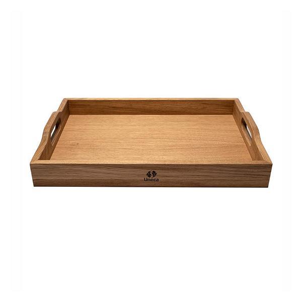 Поднос Uneca с ручками 50х36х6 дубовый ДРБ-938/1 фото