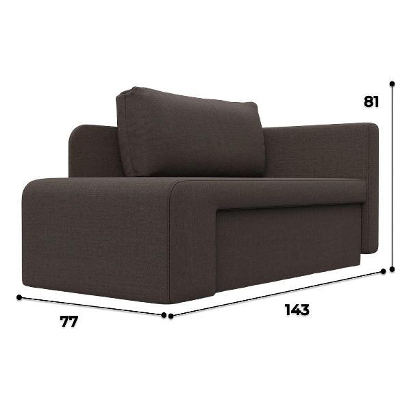 Диван Лига Диванов Лига-097 коричневый