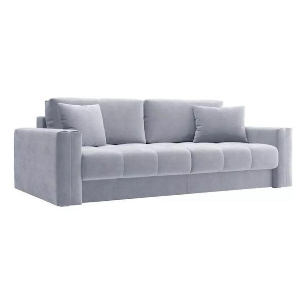 Диван Правила мебели Ланкастер 46645 серебристый (148921)