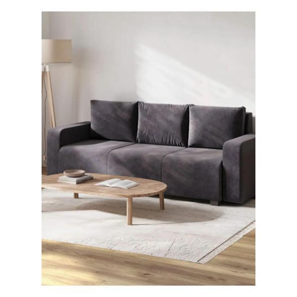 Диван Правила мебели Сали 54924 серый (186360)