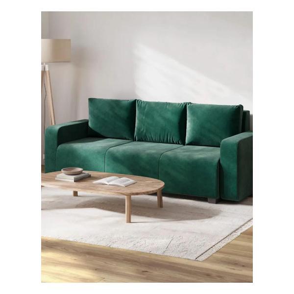 Диван Правила мебели Сали 54924 зеленый (186362)