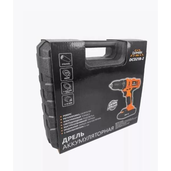 Дрель-шуруповерт DAMAN DCD21-2