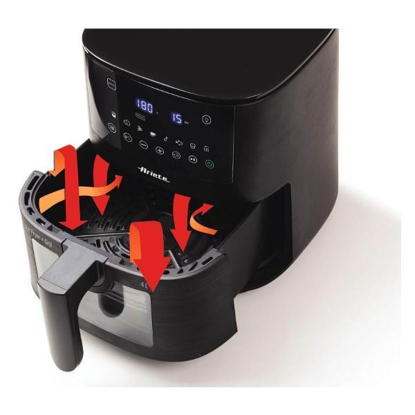 Фритюрница Ariete Glass DGT 4633 ченрный