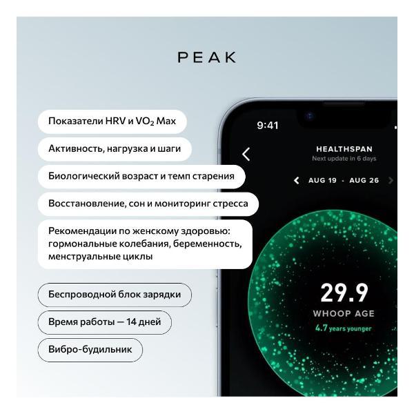 Фитнес-браслет Whoop 5.0 PEAK