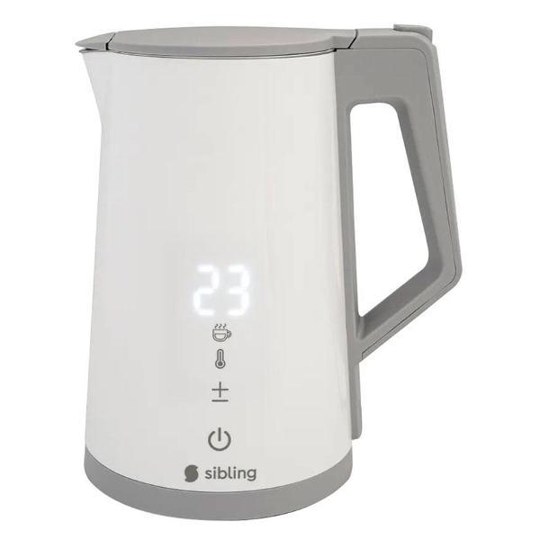 Электрочайник Sibling Powerspace-SK, бело-серый
