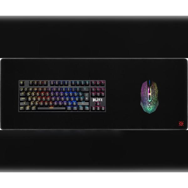 Игровой коврик Defender Black Ultra One 780*300*5