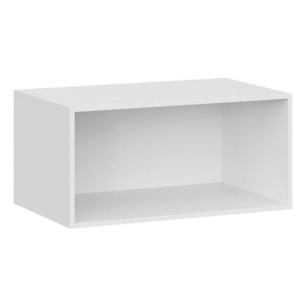 Антресоль Правила мебели Сеул 2 секции, 80.1х50.6х38.4 см, Белый текстурный (187280)