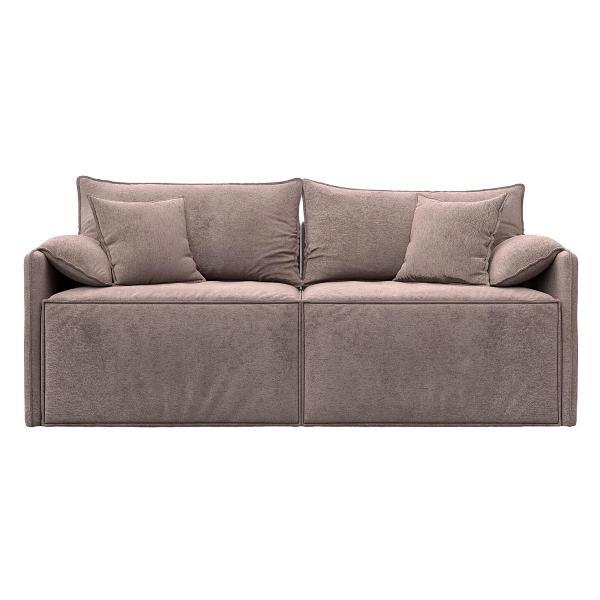 Диван Лига Диванов модульный Лига-106 (полностью велюр TOWER 05 бежевый)