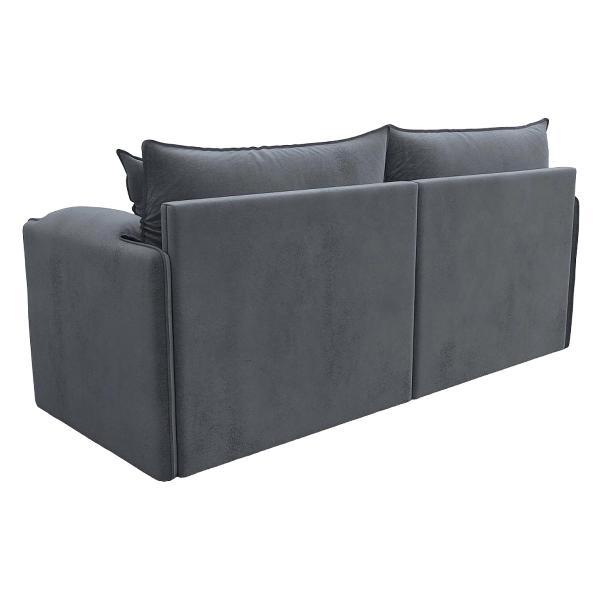 Диван Лига Диванов модульный Лига-106 (полностью велюр TOWER 10 серый)