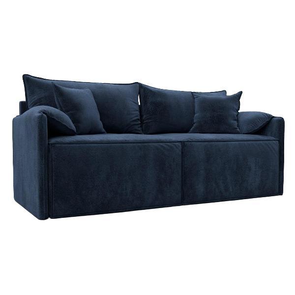 Диван Лига Диванов модульный Лига-106 (полностью велюр TOWER 13 синий)