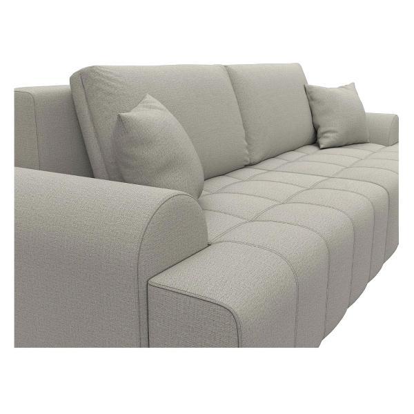 Диван Лига Диванов Лига-080 (полностью рогожка Амур 02 бежевый)