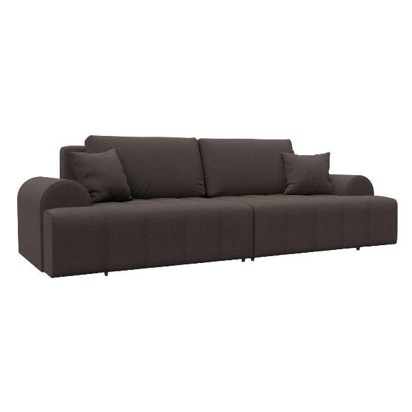 Диван Лига Диванов Лига-080 (полностью рогожка Амур 05 коричневый)