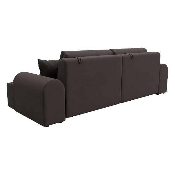 Диван Лига Диванов Лига-080 (полностью рогожка Амур 05 коричневый)