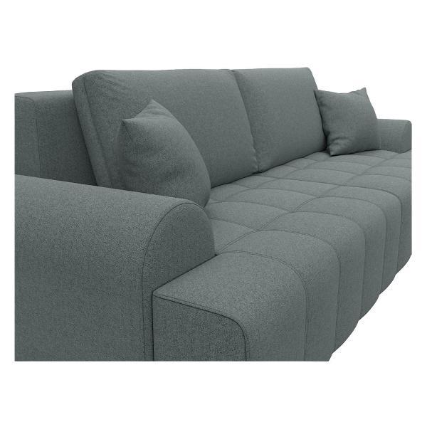 Диван Лига Диванов Лига-080 (полностью рогожка Амур 07 серый)