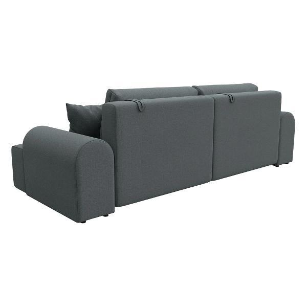 Диван Лига Диванов Лига-080 (полностью рогожка Амур 07 серый)