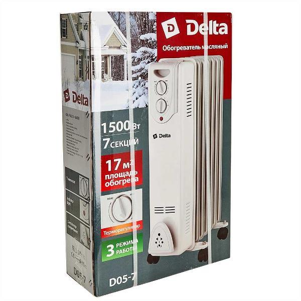 Радиатор масляный напольный Delta D05-7