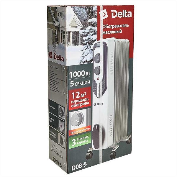 Радиатор масляный напольный Delta D08-5