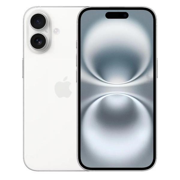 Смартфон Apple iPhone 16 128GB White (Nano Sim + Esim)(Без Rust