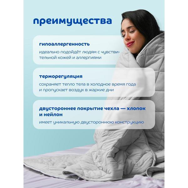 Одеяло Blue Sleep 1,5-спальное 140х205см всесезонное гипоаллергенное 1 5 спальное с наполнителем бамбуковое волокно
