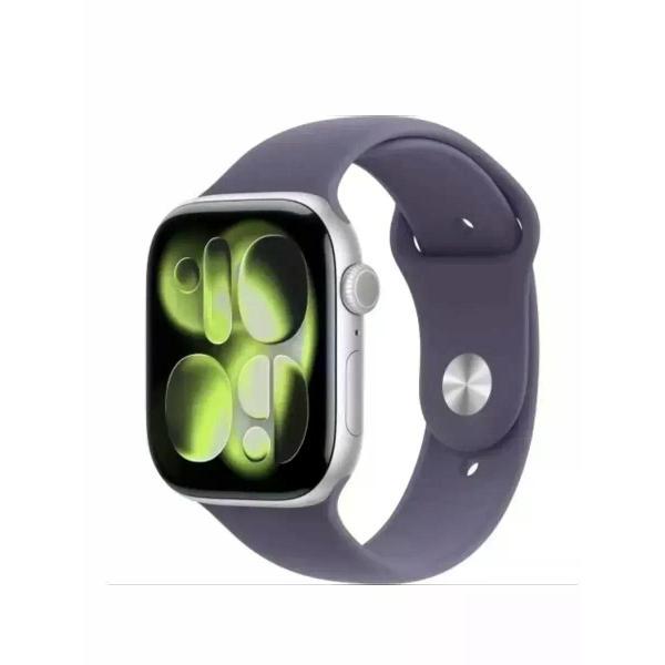 Смарт-часы Apple Series 11 46mm Silver Purple Fog Sport Band