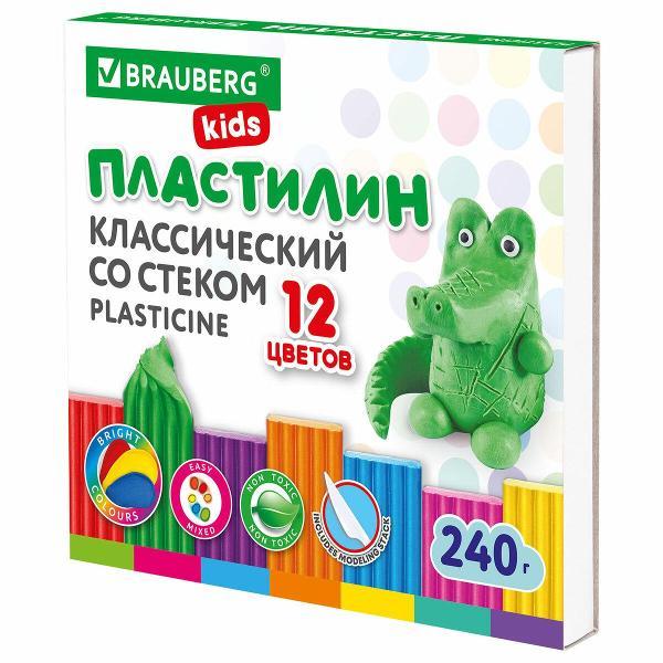 Пластилин Brauberg 880635