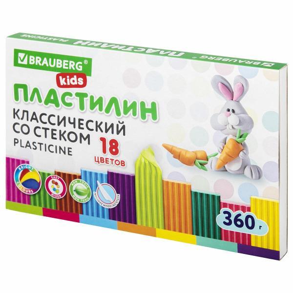 Пластилин Brauberg 880639