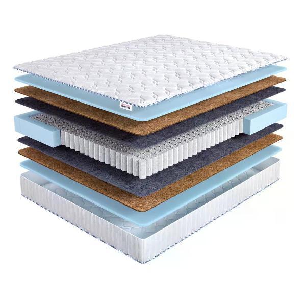 Матрас DreamExpert 180x200 ортопедический пружинный на кровать и диван Base Foam 15 Hard TFK