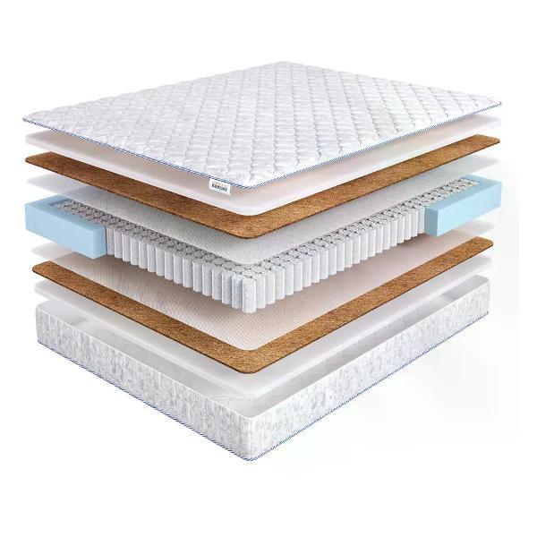 Матрас DreamExpert 160x200 ортопедический пружинный на кровать и диван Optima Holl Hard PS500