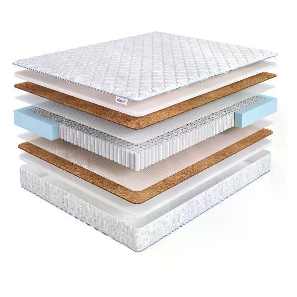 Матрас DreamExpert 180x200 ортопедический пружинный на кровать и диван Optima Holl Hard PS1000