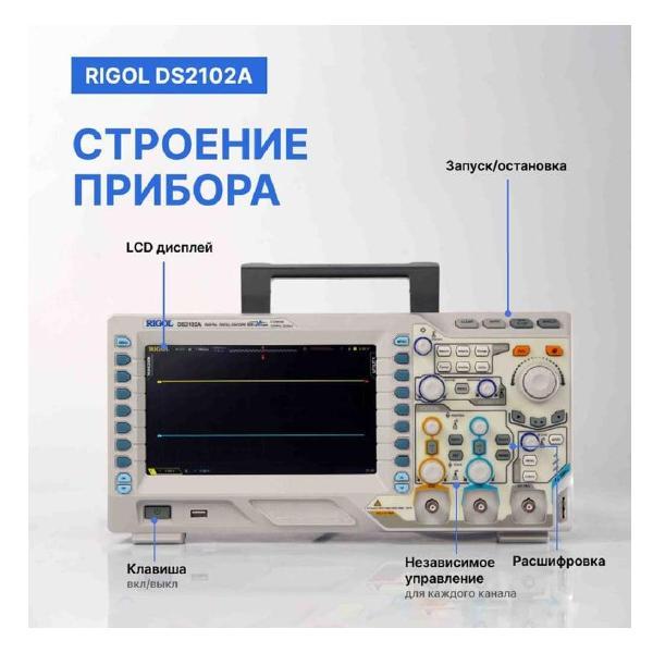Осциллограф цифровой RIGOL DS2102A