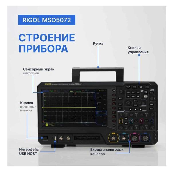 Осциллограф цифровой RIGOL MSO5072
