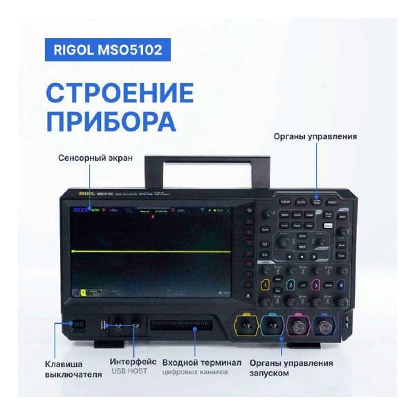 Осциллограф цифровой RIGOL MSO5102
