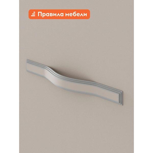 Шкаф Правила мебели Далия угловой, с полками, со штангой, 91х91х220 см, Кашемир