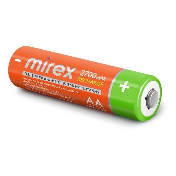 Аккумулятор для игрового геймпада Mirex HR6 2700 2 шт