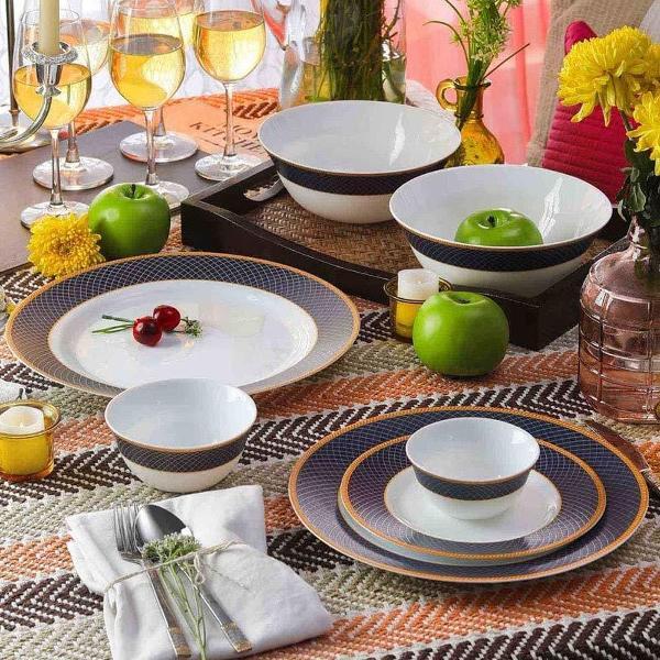 Тарелка суповая LA OPALA Sovrana, Regent Blue 225 мм 6шт