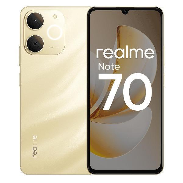 Смартфон realme Note 70 RMX5313 6+128 Золотой фото