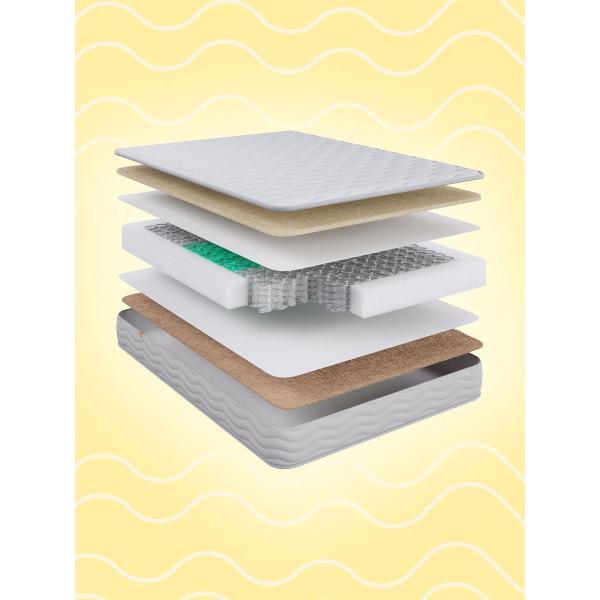 Матрас Правила мебели Омни флекс, 120х200 см, независимые пружины, Белый