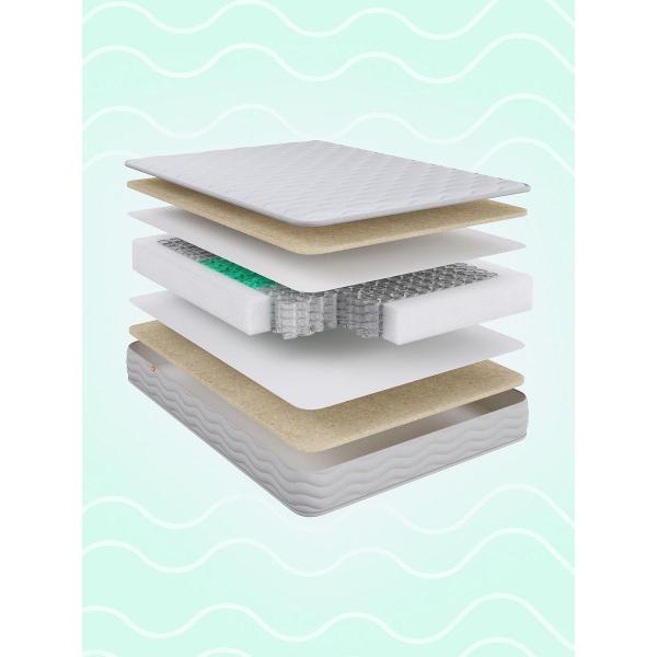 Матрас Правила мебели Омни ультра, 120х200 см, независимые пружины, Белый