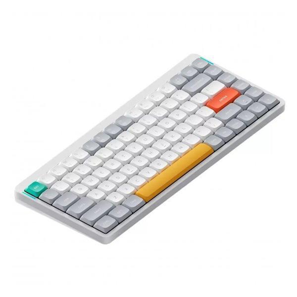 Клавиатура беспроводная Nuphy AIR75v2 Ionic White, RGB, Hot Swap, Aloe Switch