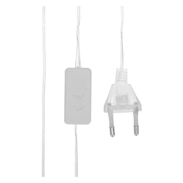 Электрогирлянда NEON-NIGHT Снежинки 5 м, разноцветное свечение с динамикой,