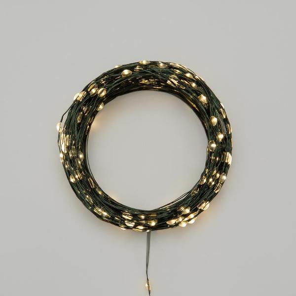 Электрогирлянда NEON-NIGHT Роса 50 м, тепло-белое свечение, 8 режимов, 500 диодов (LED-DEW-230V-IN-WW)