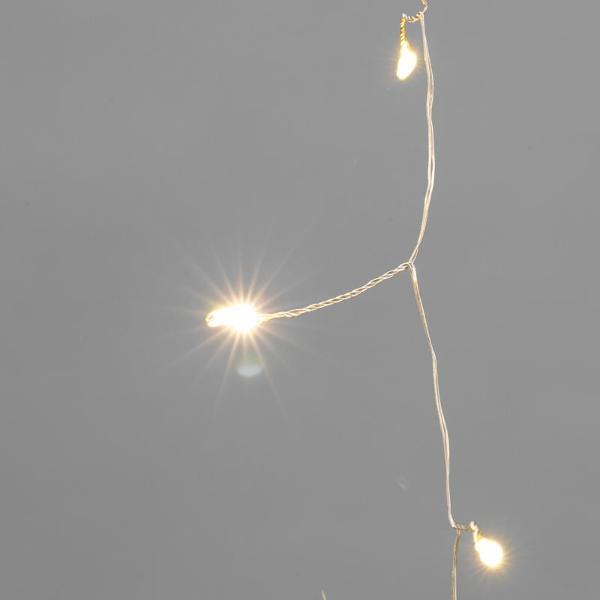 Электрогирлянда NEON-NIGHT Занавес из росы Фейерверк 3х2 м, тепло-белое свечение, 8 режимов, 600 диодов (LED-CURTAIN-230V-IN-WW)