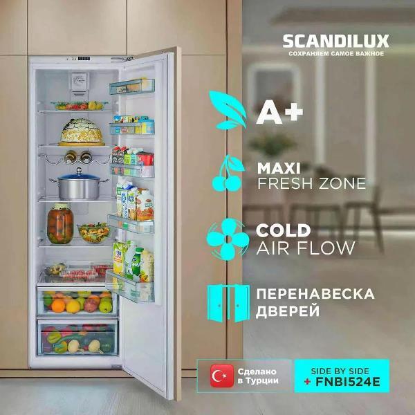 Встраиваемый холодильник Scandilux RBI524EZ фото