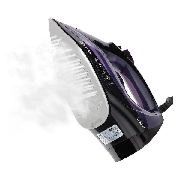 Утюг Vitek VT-8316, черный/фиолетовый