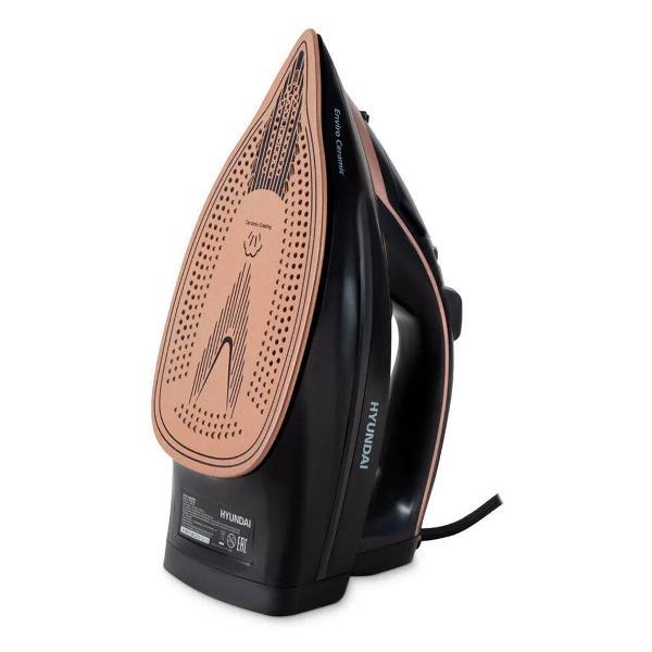 Утюг Hyundai (H-SI01338) 2800 Вт, черный/золотистый